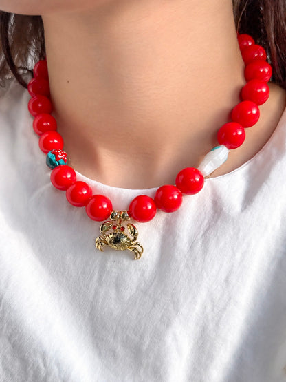 Collar Cherry Crab