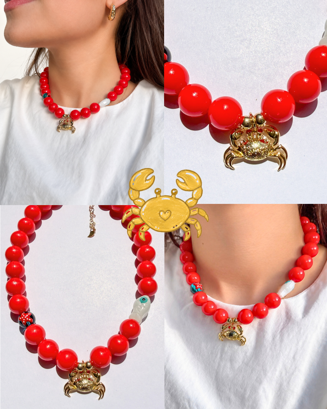 Collar Cherry Crab
