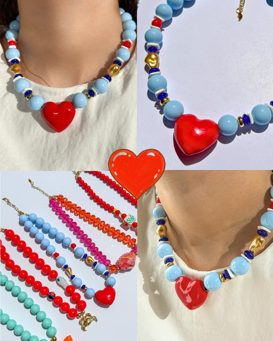 Collar Heart Pop